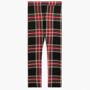 J. Crew Kids Tartan Leggings - Black, Red, and Yellow